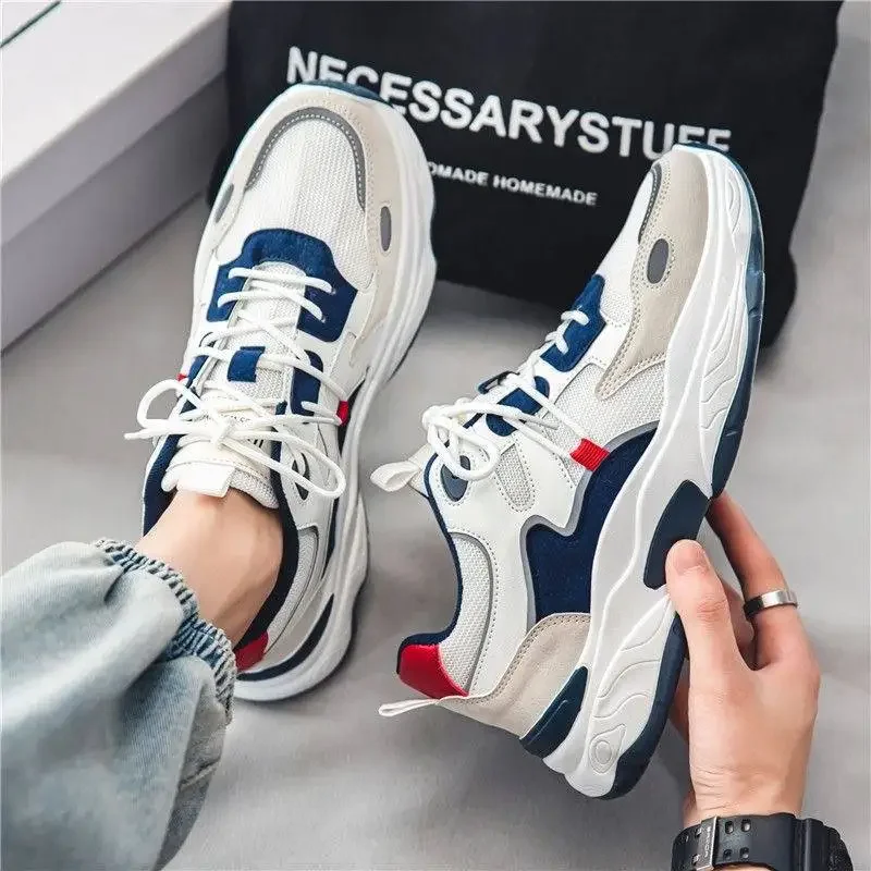 

Men's Shoes Autumn Breathable 2023 New Mesh Shoes Men's Trendy Versatile Athleisure Shoes Running Daddy Trendy