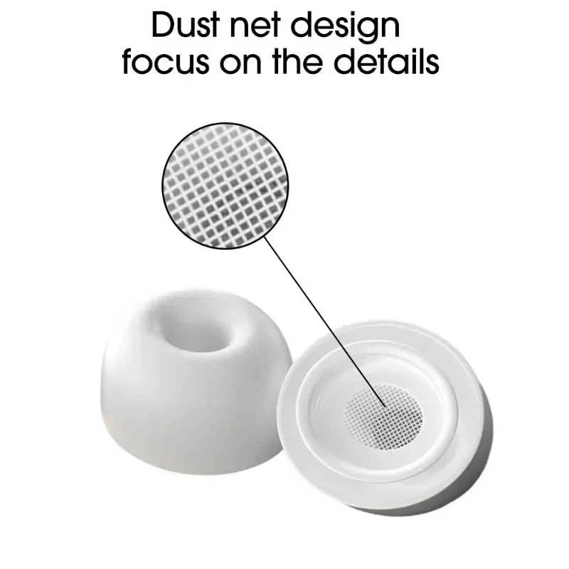Premium Silicone Replacement Eartips for Noise-Isolating Earbuds
