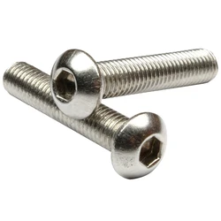 Stainless Steel Button Head Screw, Hex Socket Bolts Type:M8 / 8Mm Bolt Size:M8 X 40Mm Your Pack Quantity:10