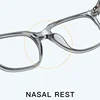 VICKY Men's Square Classic Eyeglass Frames Myopia Hyperopia Anti-Blue Light Reading Glasses Customizable Prescription PFD2082 5