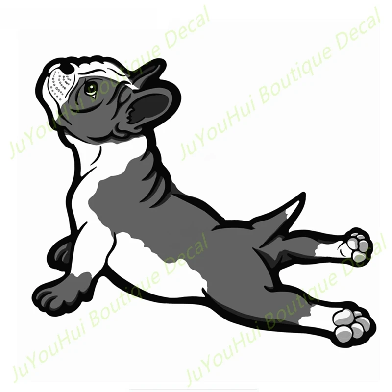 

JuYouHui Exterior Accessories Decal Personalized Car Sticker Lazy Dog Funny Vinyl Decals Waterproof PVC Decorative