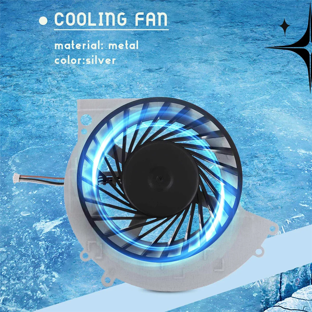 Ksb0912He 내부 냉각 쿨러 선풍기, PS4 Cuh-1000A Cuh-1001A Cuh-10Xxa Cuh-1115A Cuh-11Xxa 시리즈 콘솔 도구 키트 포함