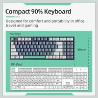 MACHENIKE K500 Mechanical Keyboard Wired Gaming Keyboard K500-B94 Hot Swappable 94 Keys 90% Layout RGB BackLight for PC Laptop - Image 2