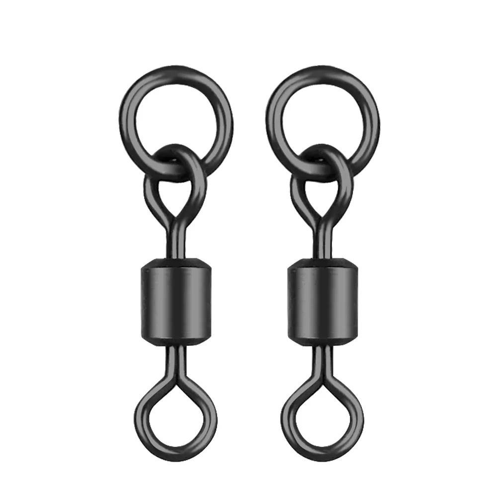 DNDYUJU 30-100 stücke Matte Schwarz Angeln Karpfen Wirbel Angeln Chod Haar Ronnie Rig Zubehör Angeln Für Karpfen angelgerät – Detail 7