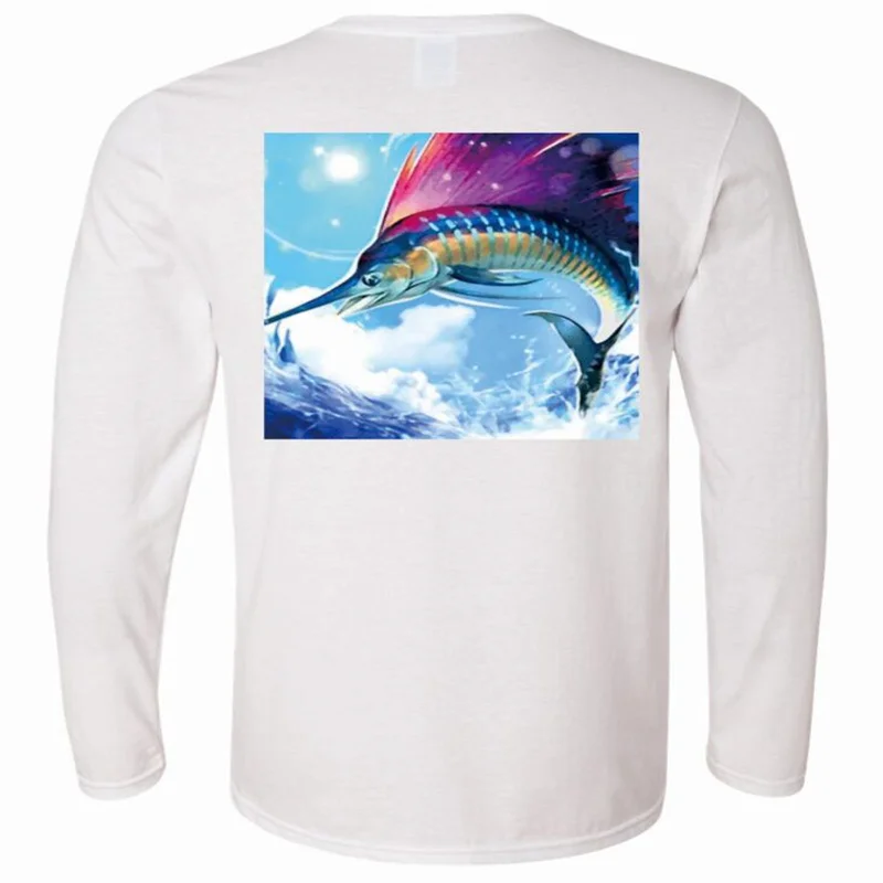 

Custom Logo Fishing Shirt for Men Long Sleeve Sun Protection UPF 50+ T-Shirts For Outdoor Fishing Summer