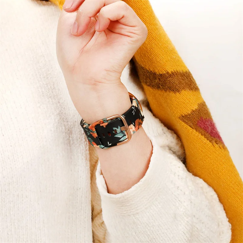 Women's Printed Band for Smartwatches - Elegant Design Bracelet