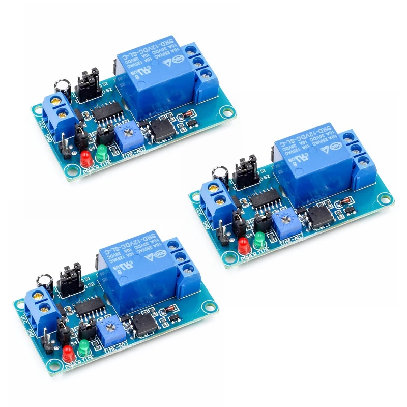 

New-3X 12V DC реле задержки включения/выключения с таймером