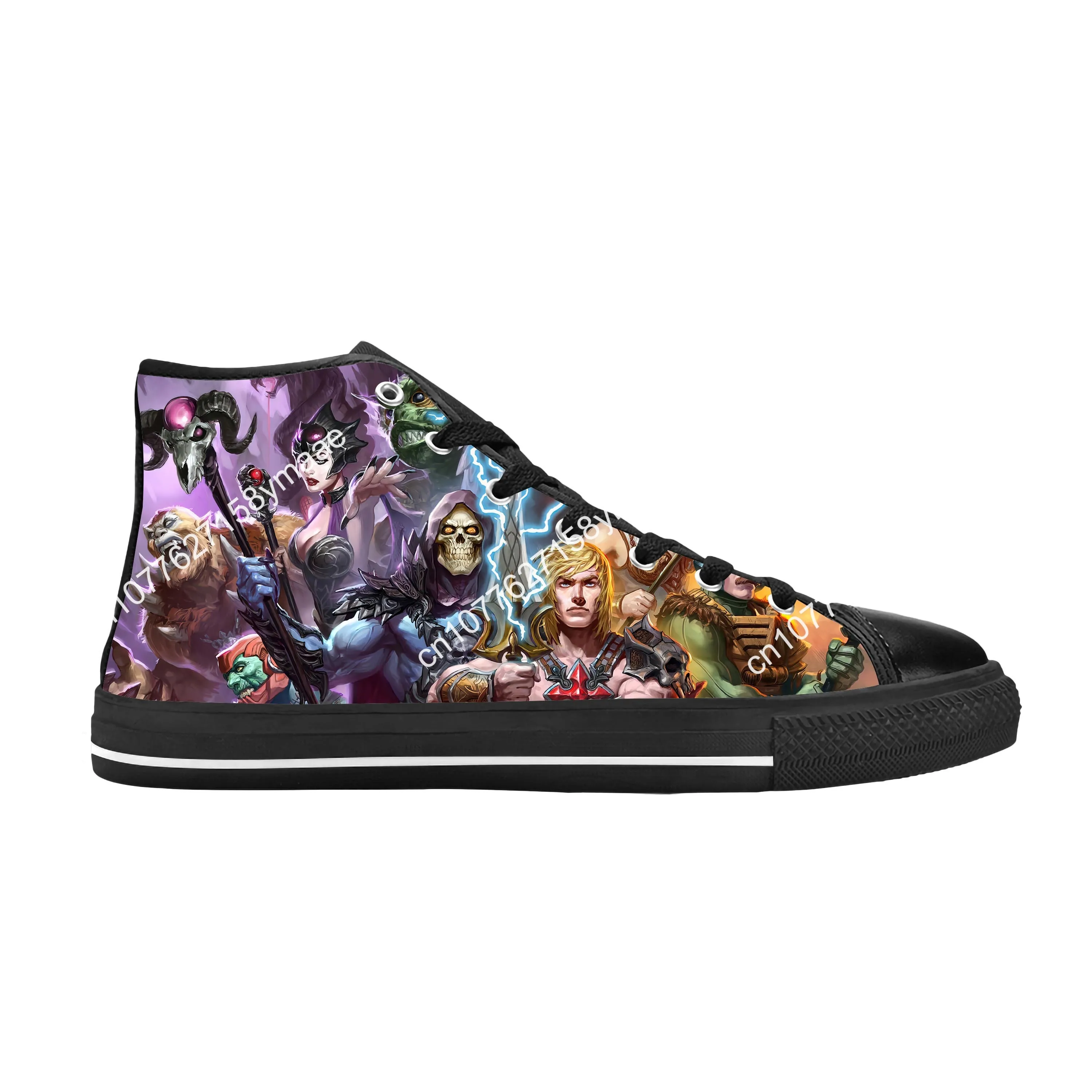 He-Man He Man Masters Of The Universe Skeletor Casual Cloth Shoes High Top Comfortable Breathable 3D Print Men Women Sneakers