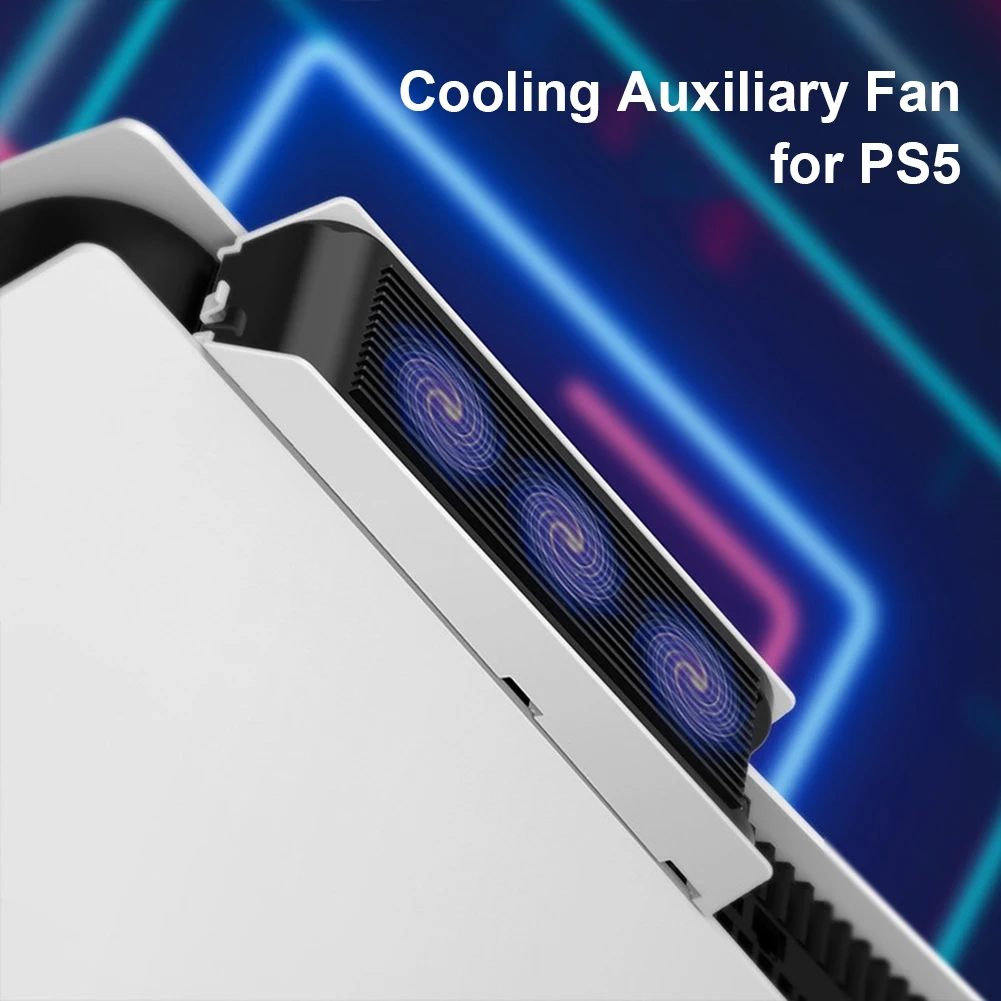 Efficient Cooling Fan for PS5 Game Console Radiators With 3 External Fan Cooler System Station for Sony Playstation 5 Console cooling fan gaming cooling fan