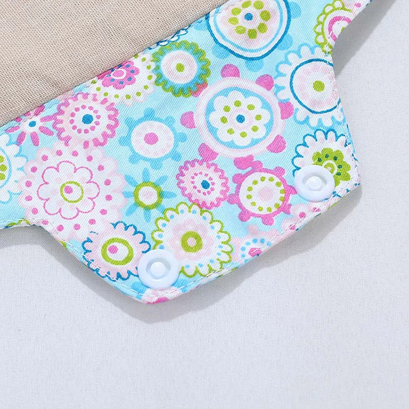 2 Pcs/Set Menstrual Pads Breathable Women Feminine Panty Liner Sanitary Napkin Pad Reusable Washable Cloth