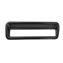 Premium ABS Headlight Adjustment Button Trim Cover Accessories (Carbon Fiber)