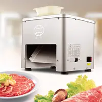 Commercial Meat Cutting Machine With 3 Cutiing Ways, 550W 353 Lbs/H Meat Slicer Shredded Cutting Machine, 3.5Mm Blade Stainless 1