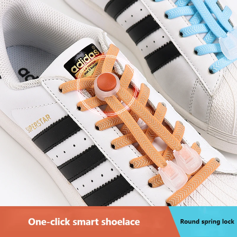 New Elastic Laces Spring Lock Shoelace Flat Rubber Bands Shoelaces for Sneakers Kids Adult Quick Lace Lazy Shoe laces for shoes