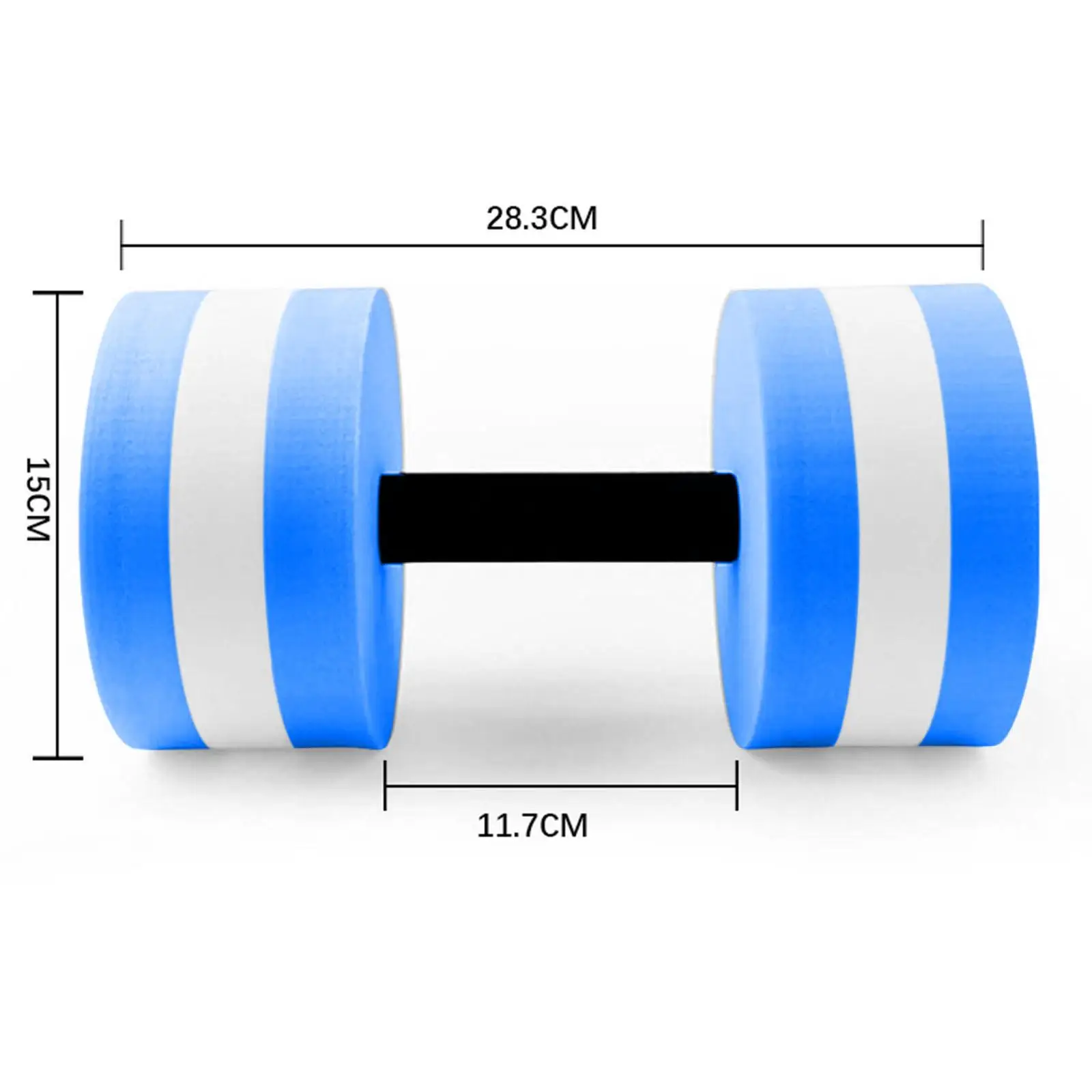 Aquatic Dumbbell Water Dumbells Hand Bar for Water Sports Pool Fitness