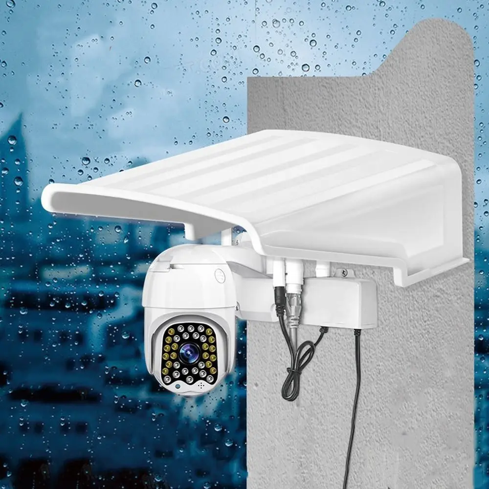 Weatherproof Security Camera Cover Dust-Proof Weather Resistant Outdoor Camera Protector Sturdy Wall Mounted Rain Shade Cover