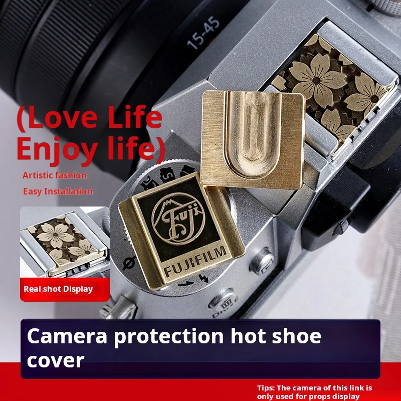 Camera Hot Shoe Cover camera hot shoe cover Camera hot shoe cover Metal hot shoe protective cover suitable for Fuji Laika Canon Nikon SLR Micro Single General Accessories