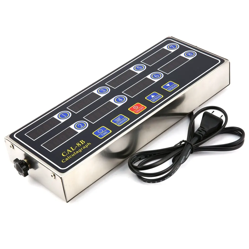 

Портативный 8-канальный цифровой кухонный таймер, таймер для приготовления пищи, напоминание, коммерческий гамбургер, хлебобулочное напоминание