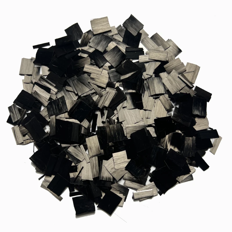 Carbon Fiber Chopped Strand 13mm Sheet-like Short Cut Carbon Fiber Automotive Interior Modification Filling Raw Materials