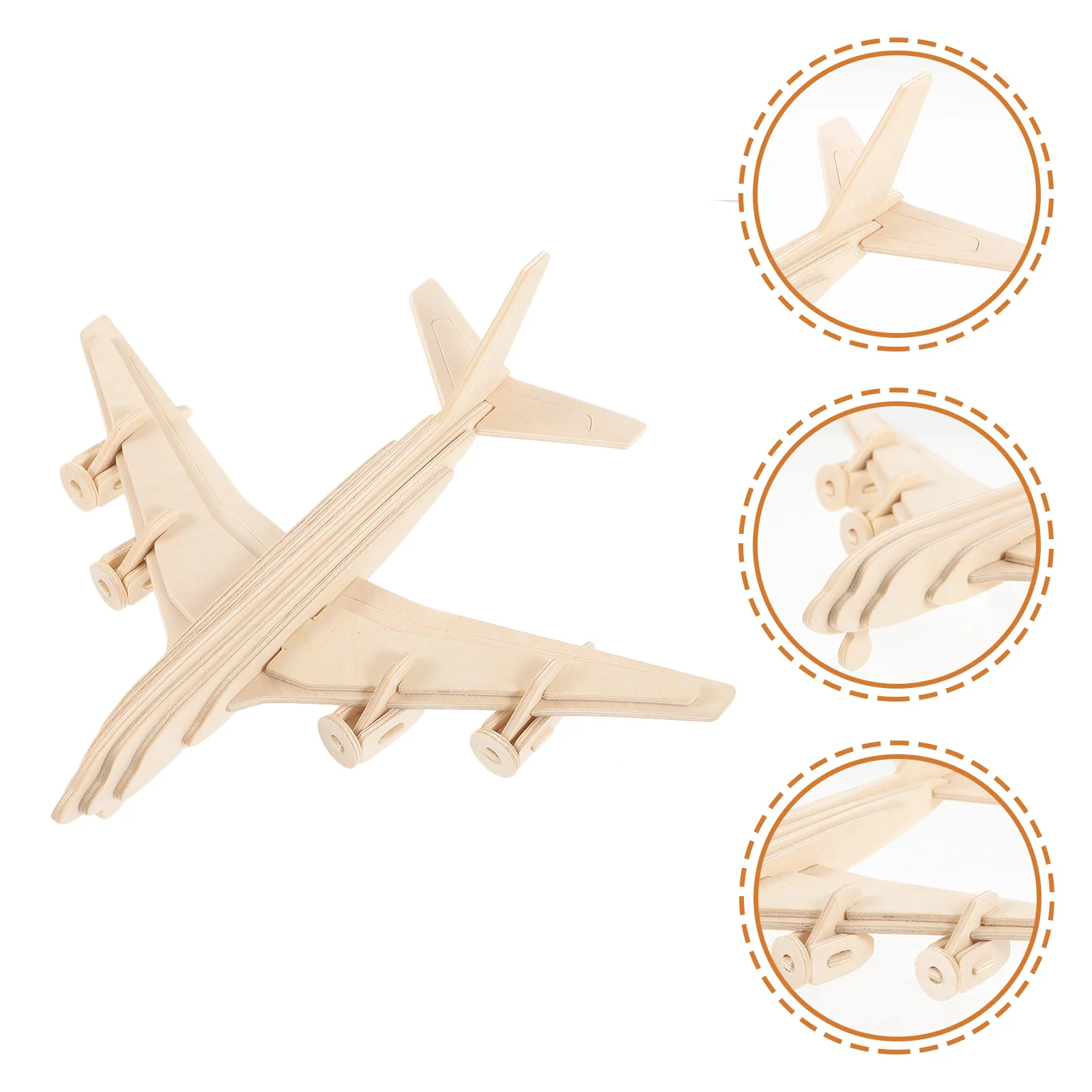 Plane Model Wood Kids Puzzles Model Diy Kids Puzzles Model Assembly Kids Puzzles Model for Toddlers wood sailboat puzzle 3d wooden sailboat assembly sailboat woodcraft model decor boat model sailing ships kids diy crafts ocean