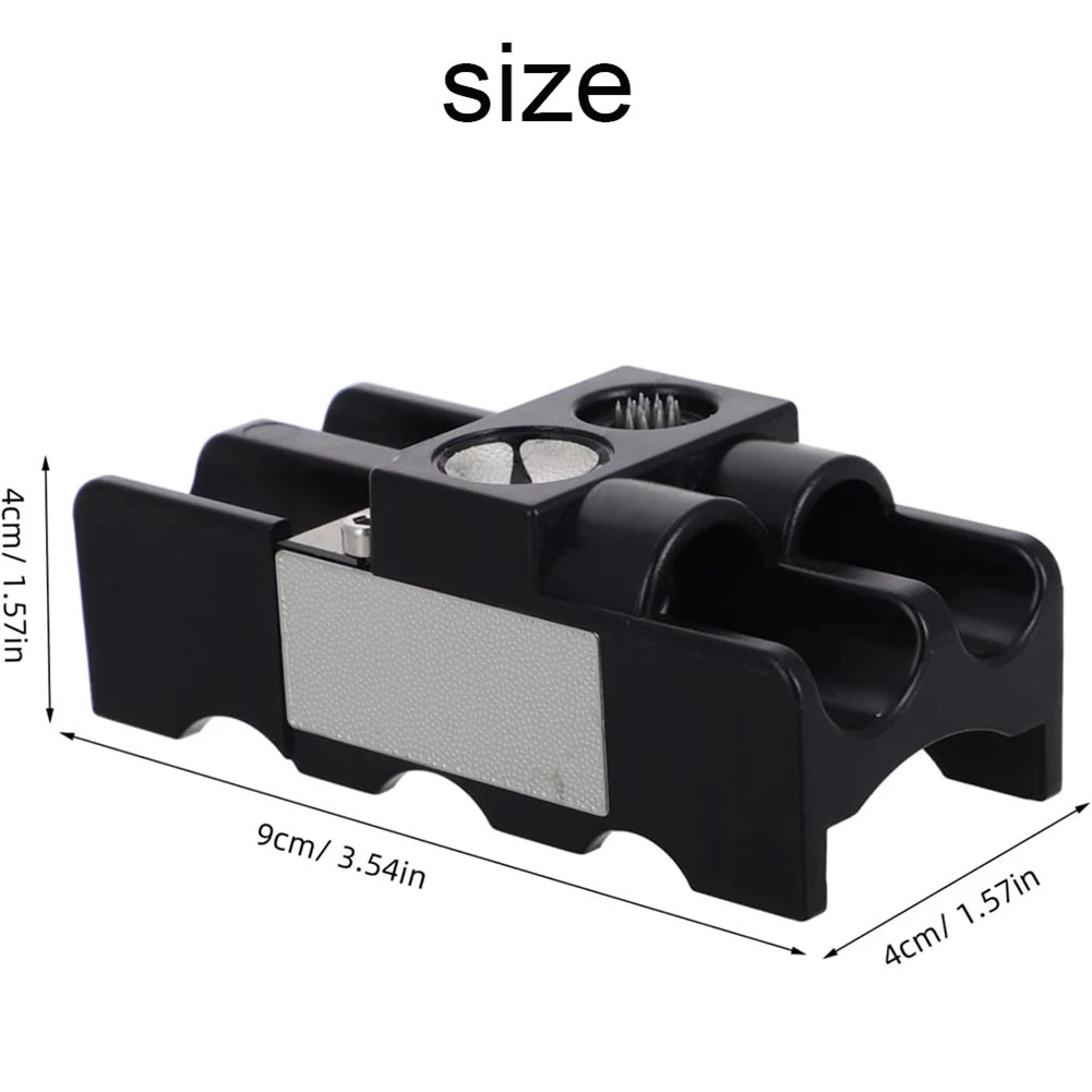 Pool Cue Tip Shaper Billiard Cue Tip Grinder Pool Cue Shaping Tool Pool Cue Tips Replacement Kit Pool Cue Accessories