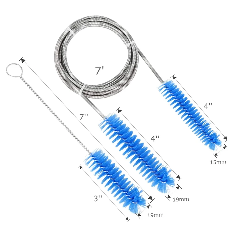 Brush Diameter 15Mm 19Mm CPAP Tube Cleaning Brush Suitable For Most CPAP Hose Type