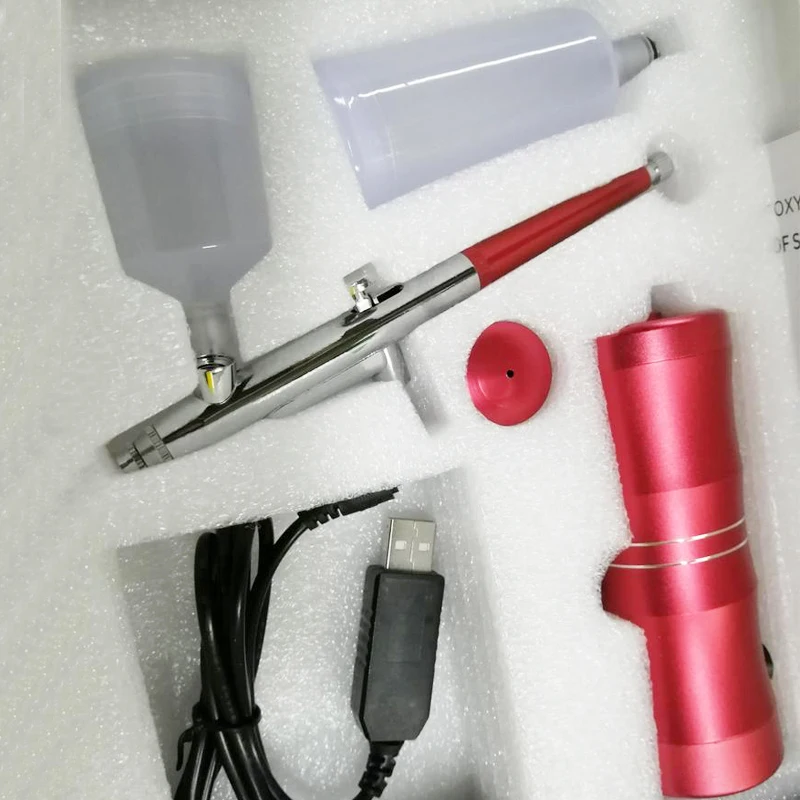 Airbrush Kit With Compressor Portable Mini Air Brush Spray Gun