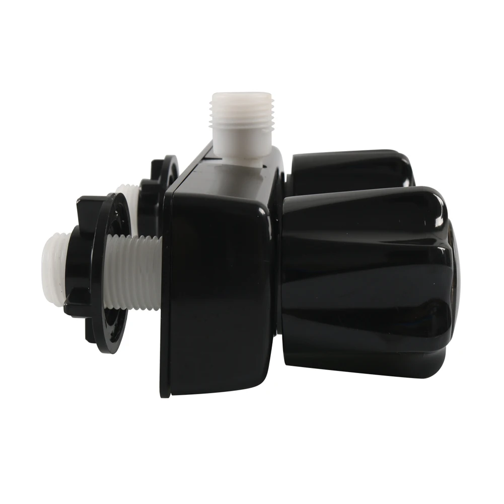 Mixing Valve ABS Plastic Surface Shower Valve for Bathroom Shower (Black)