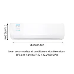 Universal Wall - Mounted Indoor Air Conditioner Dust and Protective Cover (L)