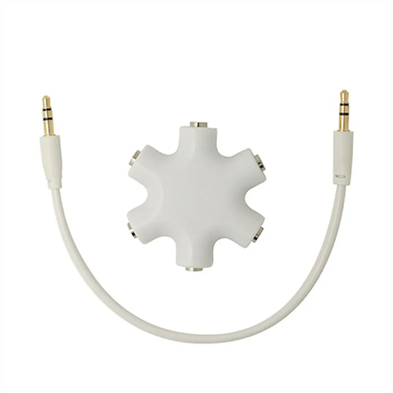 5-Way 3.5mm Audio Splitter Cable