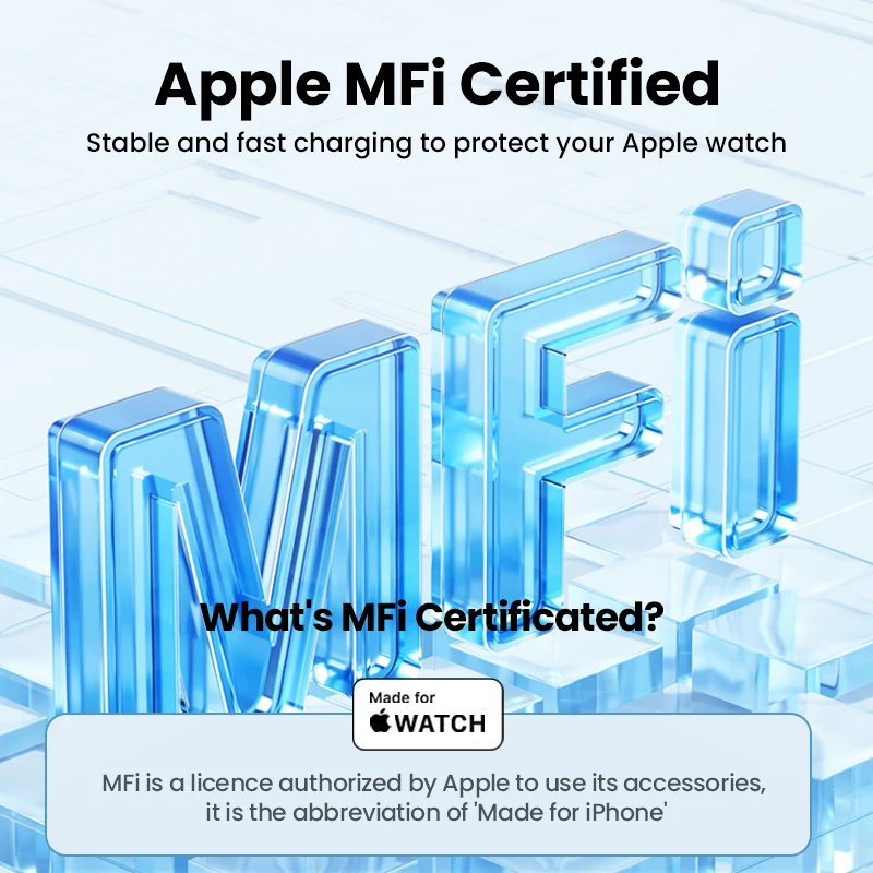 UGREEN MFi for Apple Watch Wireless Charger 5W USB Type C Magnetic Fast Charger for APPLE Watch Series 9 8 7 Ultra 2 SE