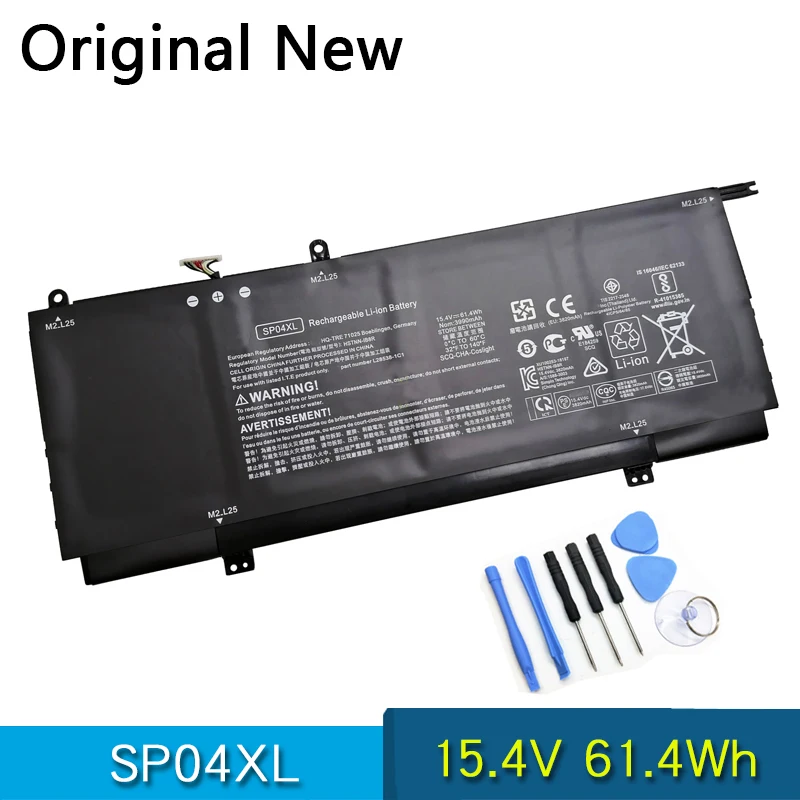 Bateria Original Sp04xl para hp Spectre Chromebook X360 13-ap 14-da Hstnn-ib8r Ob1b L285381c1 Ac1 L28764005 Tpn-q185 Q203 Q204
