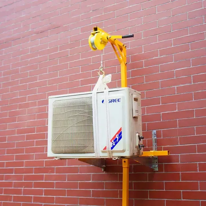 

Air Conditioning 10/15/20m Lifting Tool Self-Locking Folding Crane Manual Winch Assembly Tool Installation Stainless Steel