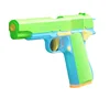 Throw Shell Toy Gun Luminous Manual Pistol M1911 Colt Anti-stress Fidget Gun Weapons Toy Cannot Shoot for Children Kids Adults 5