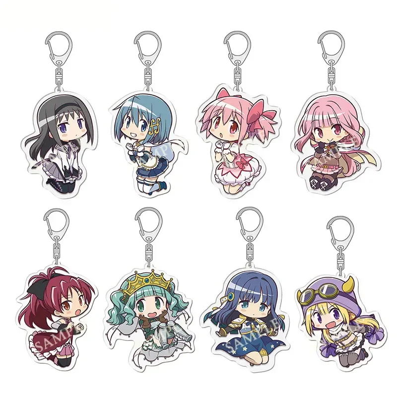 Porte-clés Homulilly – Puella Magi Madoka Magica, Série Layer Frame Gallery, SO-TA, Acrylique
