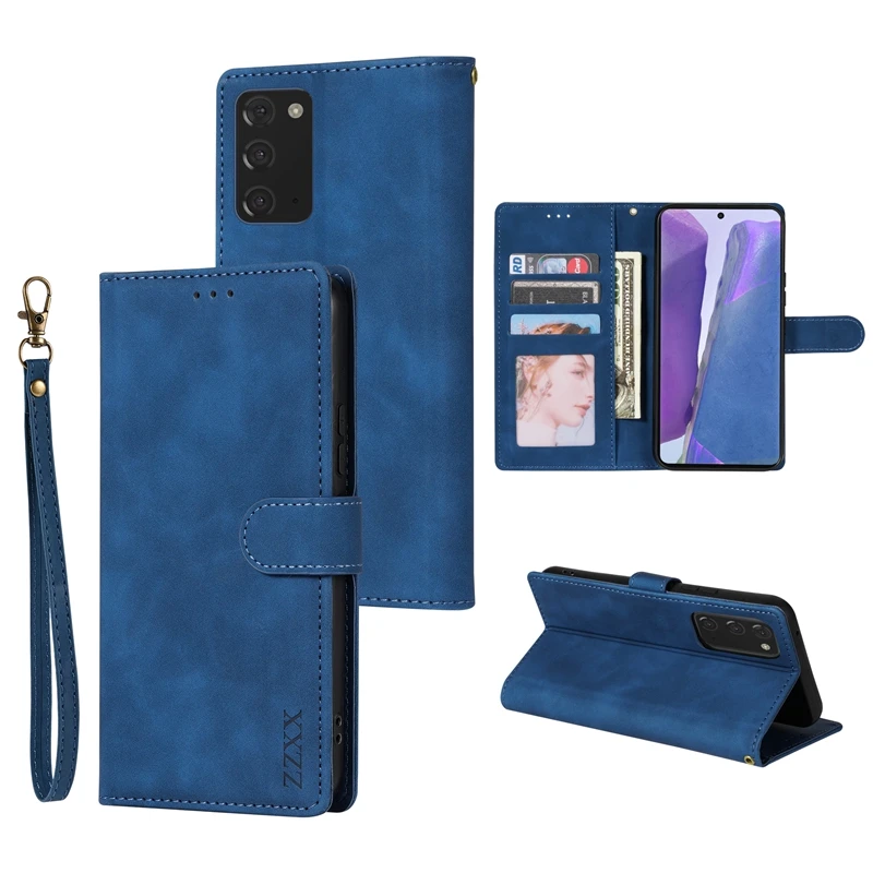 Wallet Card Slot Magnetic Flip Leather Case For Samsung Galaxy Note 20 Ultra 10 Lite 9 S8 S9 S10 S20 S21 A05s A06 A07 A14 A26