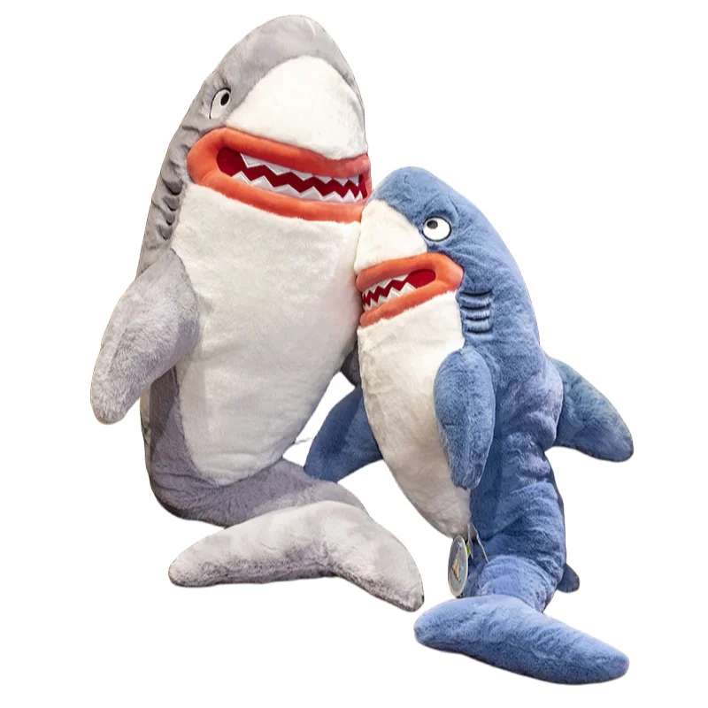 New Interesting Creative Red Lips Shark Soft Plush Toys Sofa Chair Pillow Decoration Girls Kids Birthday Christmas Presents christmas chair covers