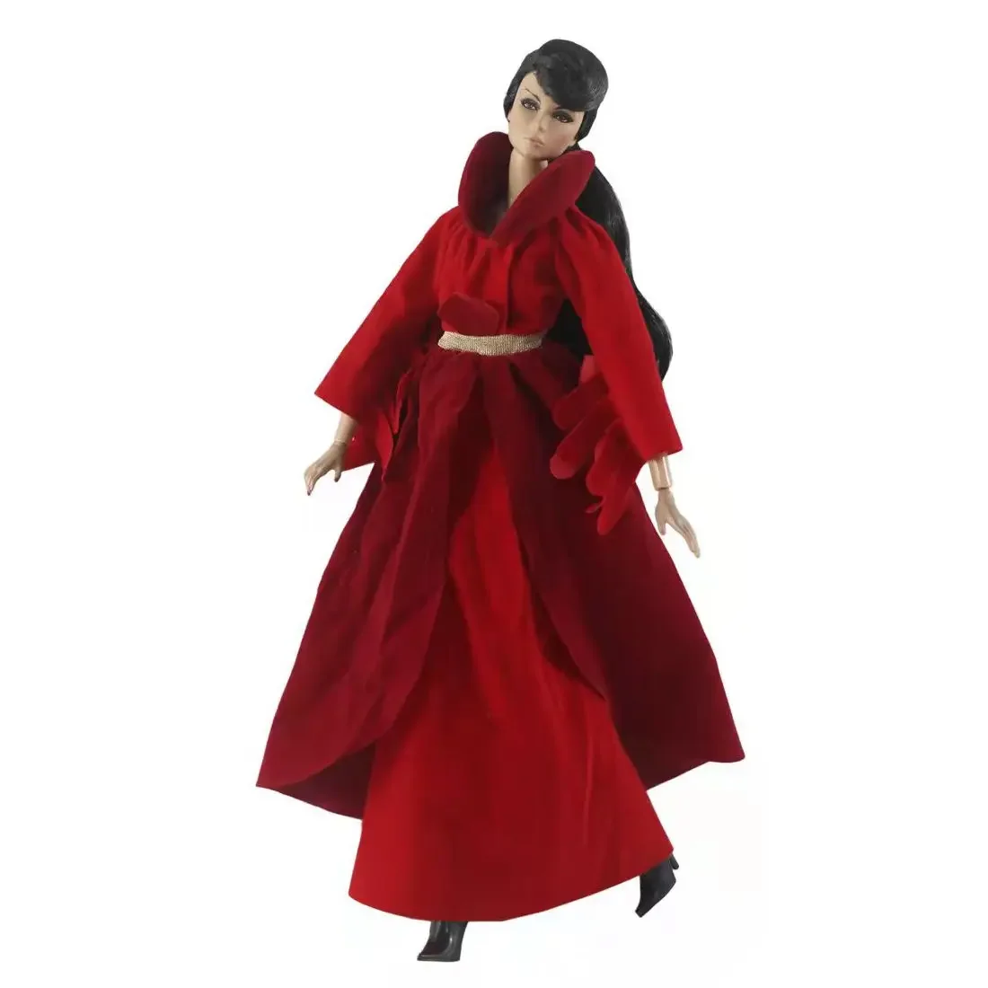 

11,5 "модная красная Одежда для куклы Барби, наряд, одежда 1/6, аксессуары для шарнирных кукол, детский Кукольный домик, игрушка, подарок, коспле...