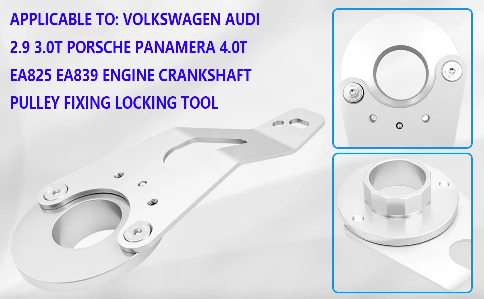 Motor kurbelwellen riemen fixierung werkzeug für volkswagen audi a4 1.8l 3,0 lamborghini porsche motor ea839, oem t4033 oem t40330 – Detail 2
