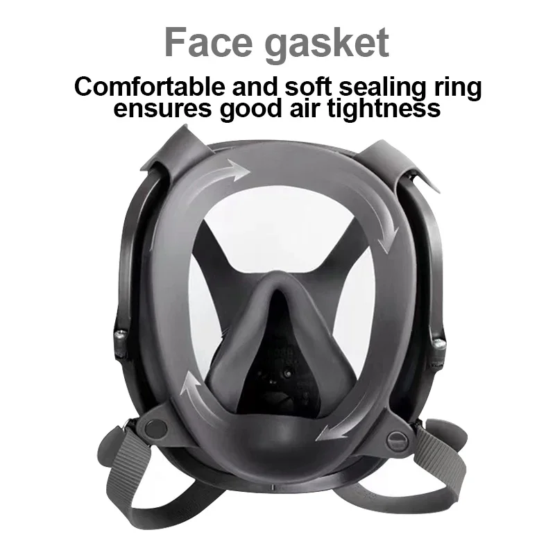 Gas mask full face 6800 for industrial gas formaldehyde protection