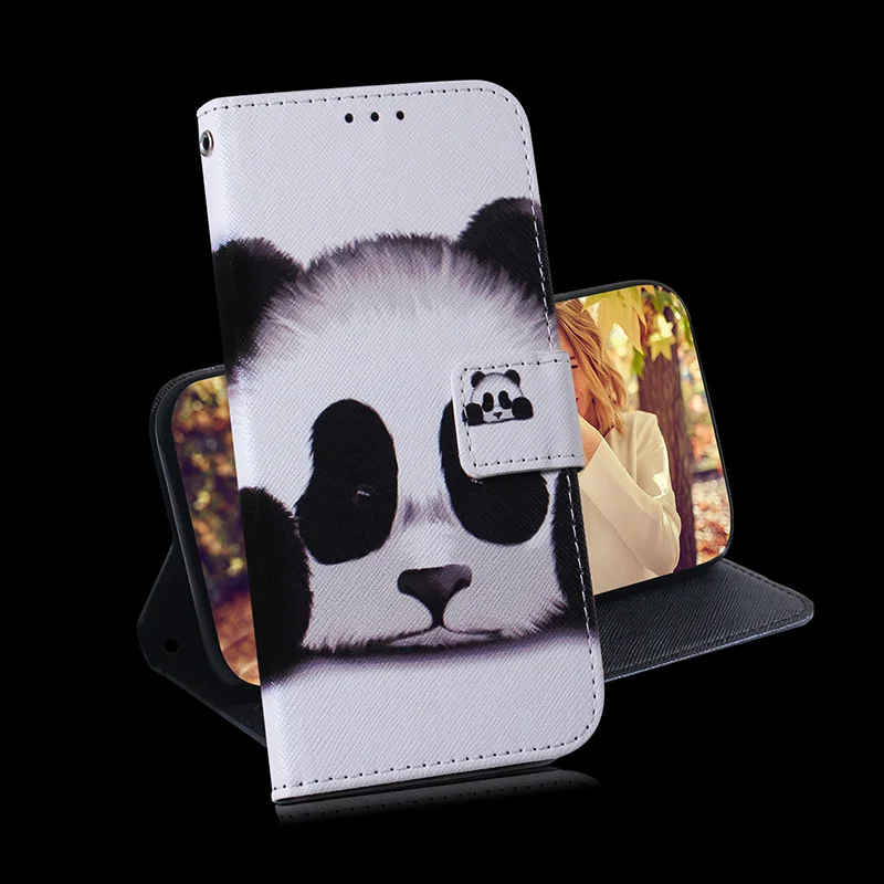 Elegant Painted Flip Leather Magnetic Phone Case – Premium Protection Cover with Stylish Design