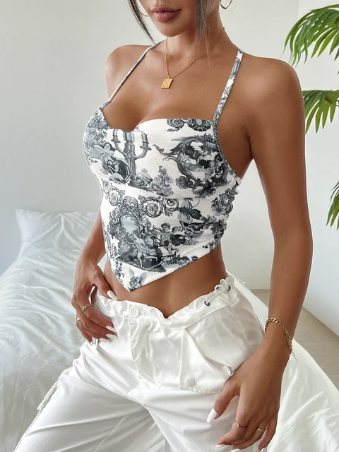 Hot Sale!Women Summer Camisole Crop Tops Sleeveless Slim Sling T-shirt Black White Bottoming Tanks Bra Underwear Vest Tops 4