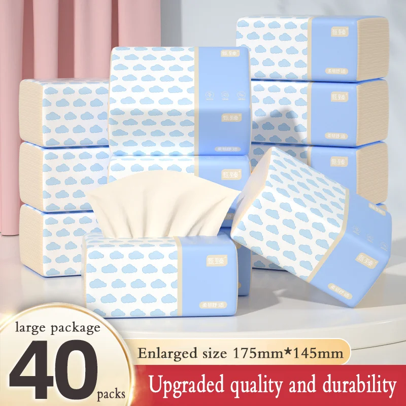40 packs of toilet paper family pack toilet paper plus size towel towel hand drawer