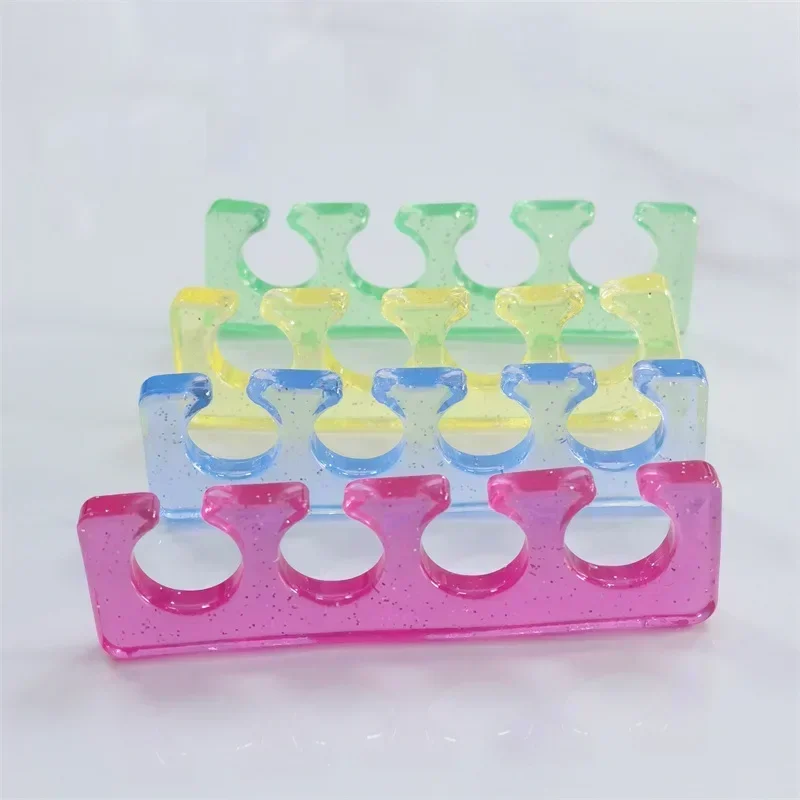 Soft Silicone Manicure Pedicure Nails Finger Separator Flexible Finger Toe Spacer Separation Straighteners Nail Splitter