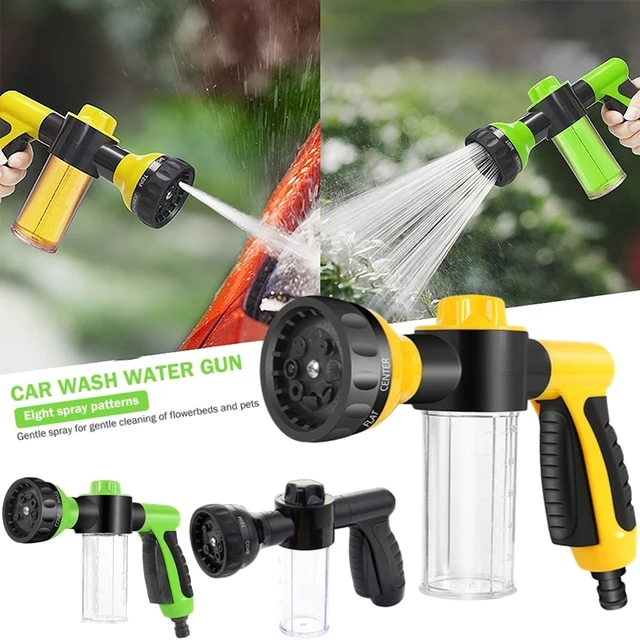 Tragbare Auto Schaum Lanze Wasser pistole Hochdruck 3 Grad Düse Jet Auto  Sprüh gerät Reinigungs werkzeug Auto Garten wasch werkzeug Sprinkler -  AliExpress