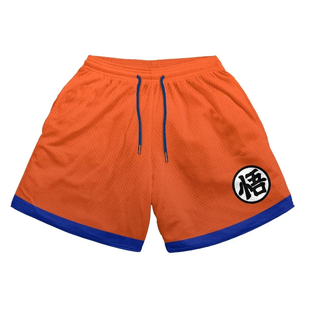 New Anime 3D Printed Comic Gym Fitness Mesh Quick Drying Sports Fashion Shorts Breathable Summer Suitable For Both Men And Women