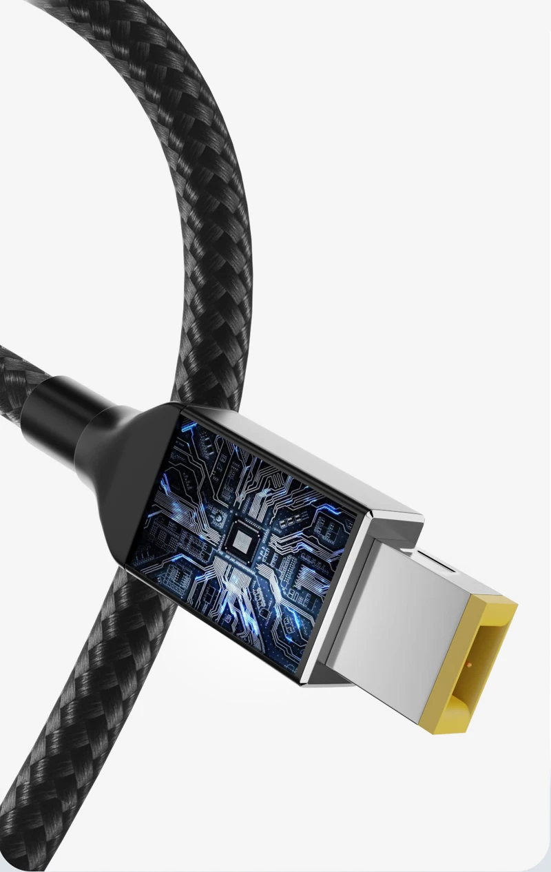 PD 135W 100W 65W 20V/6.75A/5A/3.25A USB C TO Square 11x4.5mm Charger Power Cable Adapter For Lenovo Laptop ThinkPad Legion Y9000