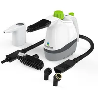 Handheld Steam Cleaner with 6 Accessories Included to Remove Dirt, Grime, Grease, Quick Heat Up Time, White 1