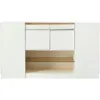 Modern Armoire Bedroom Island with Drawers Glass Top, Multi-Function Closet Island with 6 Drawers,Wooden Closet Storage Cabinet 6