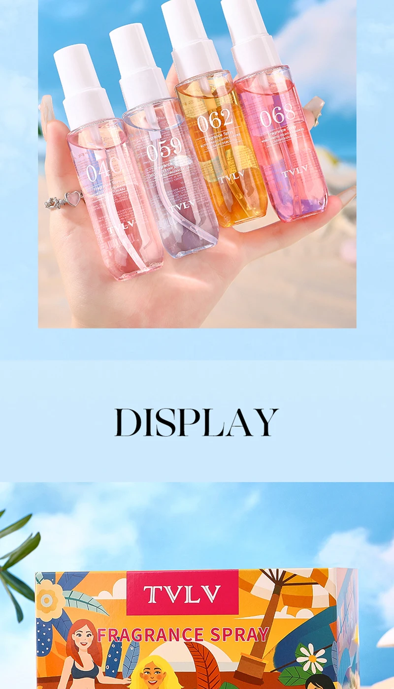 Tvlv Digital Fragrance Spray Set For Hair And Body Long Lasting_voghion.com