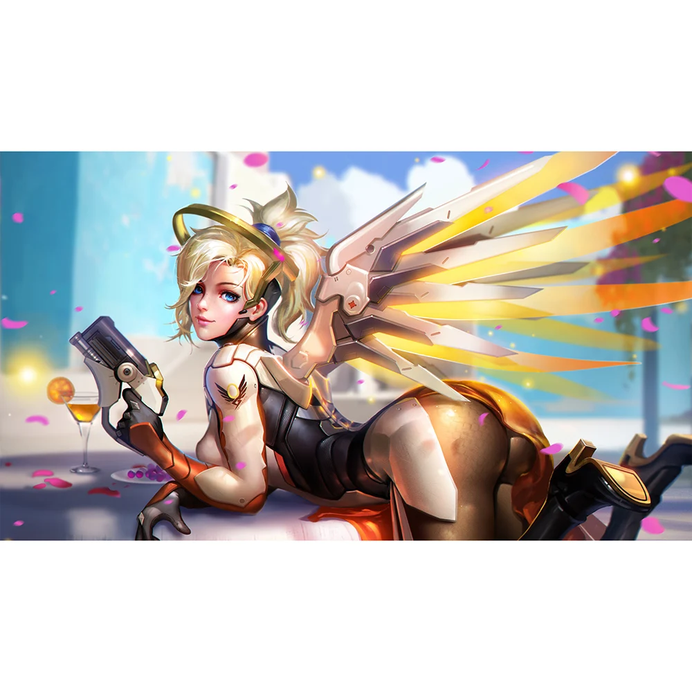 (anime Angle Girl Playmat)yugioh Custom Print Playmat, Board Games